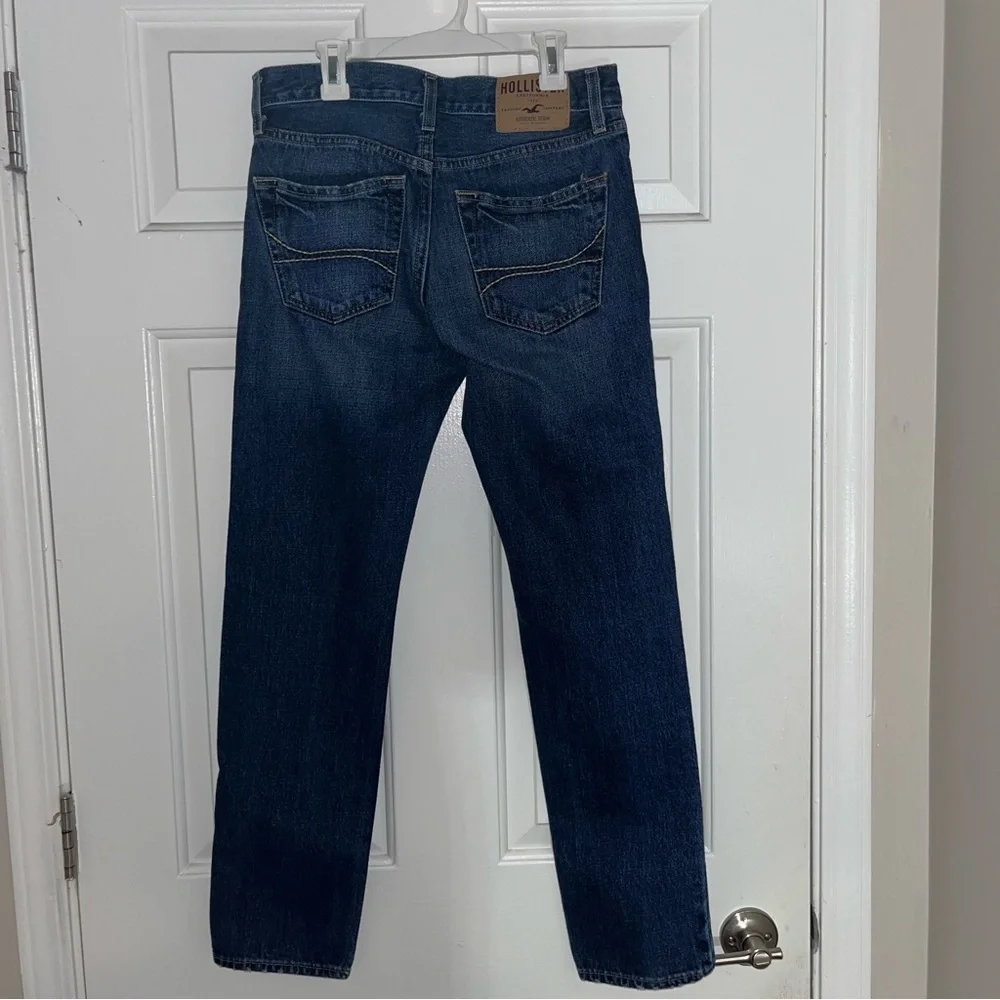 Young men’s button fly jeans